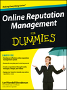 Cover image for Online Reputation Management For Dummies